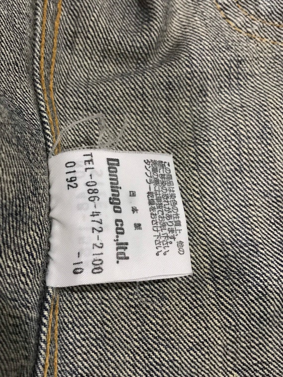 DOMINGO DMG Japan Distressed Denim Jacket Size 2 … - image 9