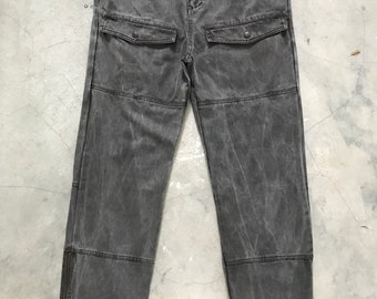 Vtg MIC Mistic Inc Chic Japan Wear Faded Creases Denim Jeans Size 34