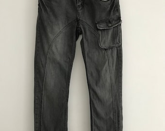 Rare Vintage Japanese Brand Semantic Design Waxed Jeans 2000s - Etsy