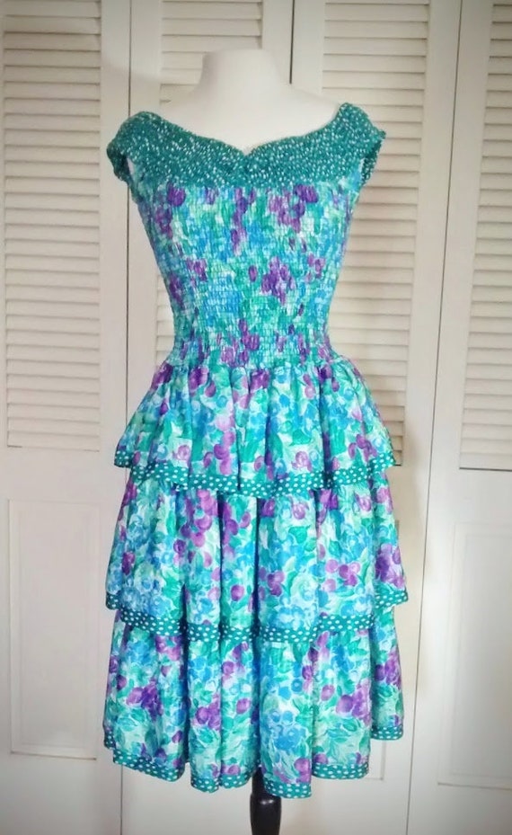 SUSAN FREIS / Party Dress / I. Magnin / Susan Frei