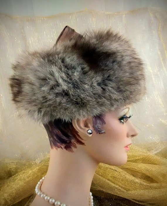 Vintage Fox Hat / Fur Hat / 1940’s Fur Hat / Unis… - image 1