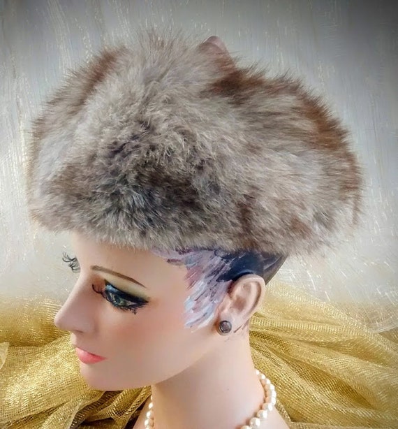 Vintage Fox Hat / Fur Hat / 1940’s Fur Hat / Unis… - image 7