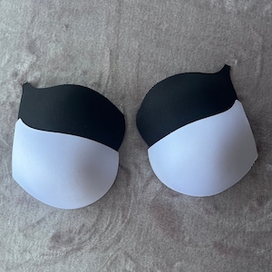 Push Up/Sew Bra Cups - White & Black Different Sizes