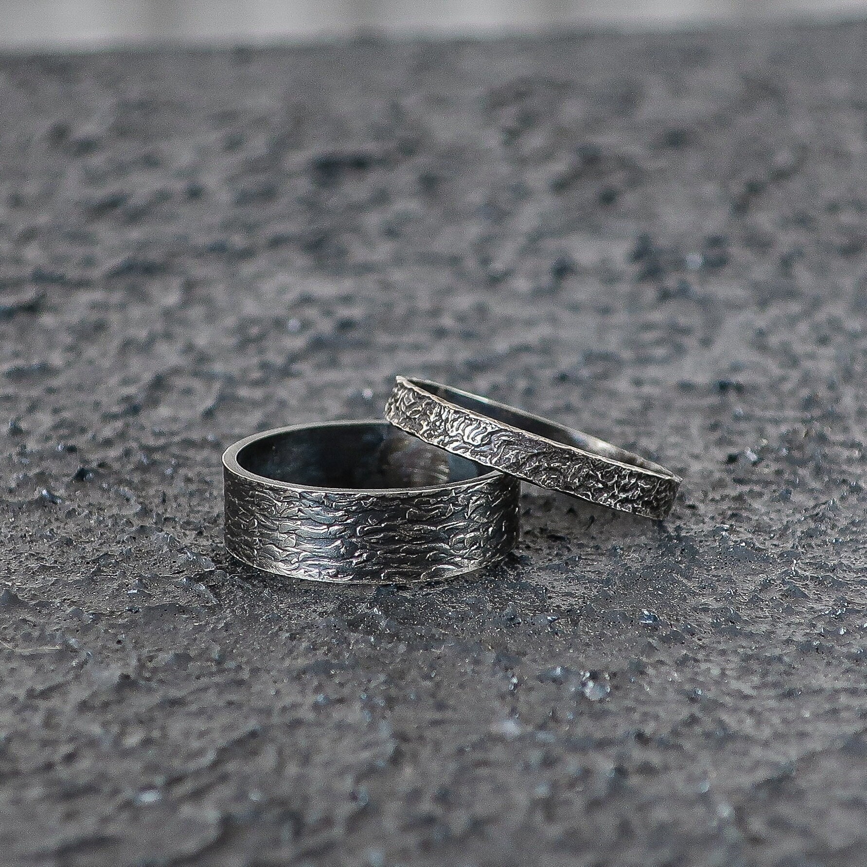 Celtic Wedding Band Set His and Hers Viking Wedding Ring Set Norse