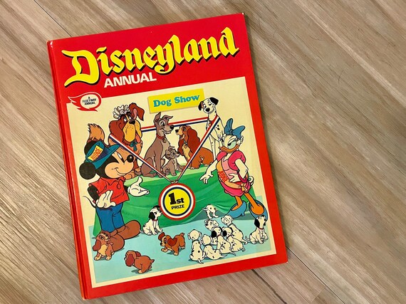 1976 Disneyland Annual Children's Hardcover Walt Disney Book