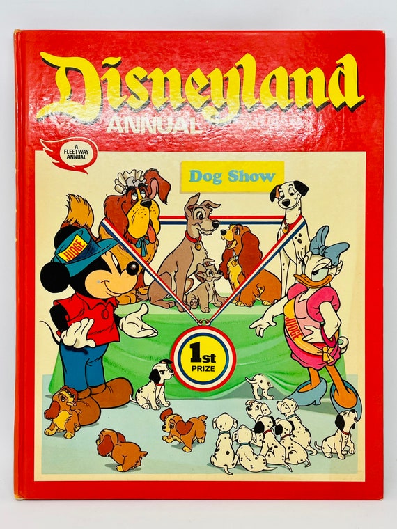 1976 Disneyland Annual Children's Hardcover Walt Disney Book