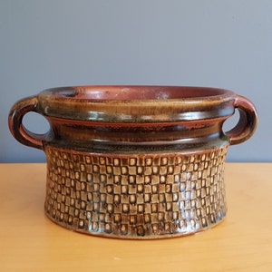 Stig Lindberg - Unique stoneware bowl - Gustavsberg - Sweden - 1968 (V535)
