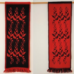 Finnischer Täkänä Wandteppich - Finnland - 1970er Jahre - 94x33 cm / 37x13&quot; (V910)
