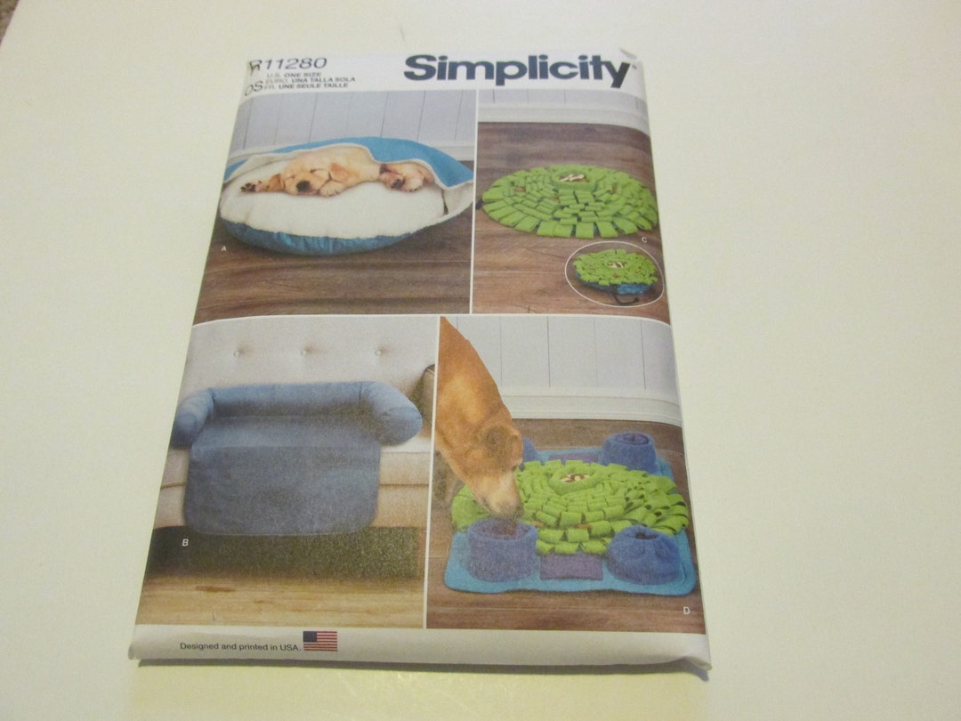 NEW Simplicity 11280 9445 Pet Bed, Chair Cover, Play Mats Etsy