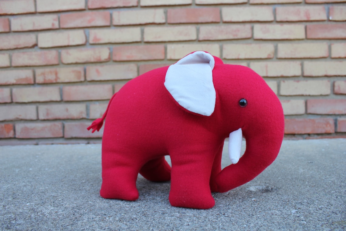 Red Republican Elephant Stuffed Republican Elephant GOP Etsy
