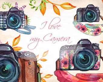 Download Camera Watercolor Etsy