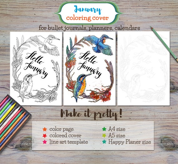 Bullet Journal Coloring Pages
