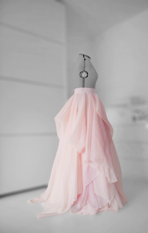 Layered clearance skirt draped