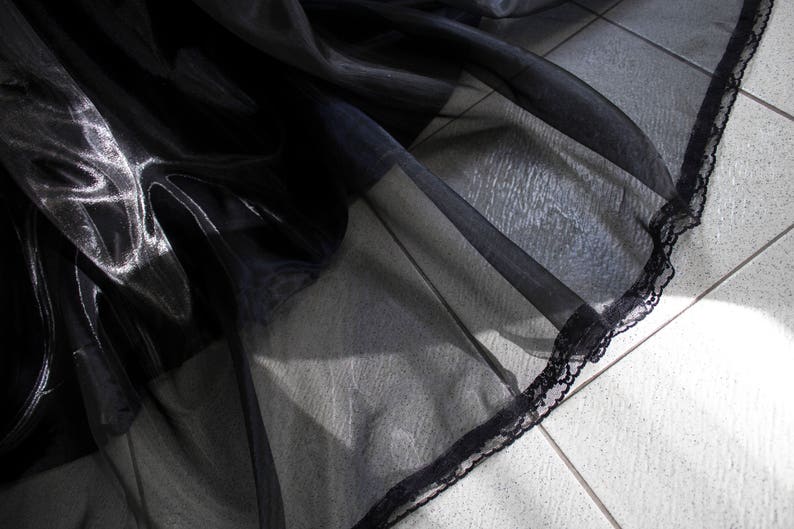 organza detachable skirt