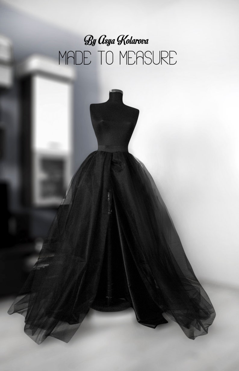 black ball gown skirt separate