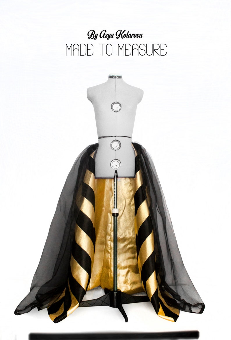 organza detachable skirt