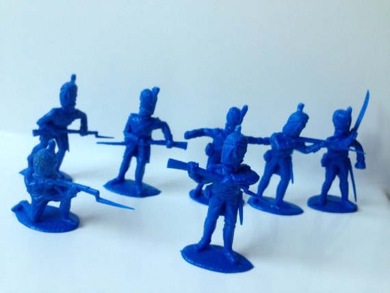 blue toy soldiers
