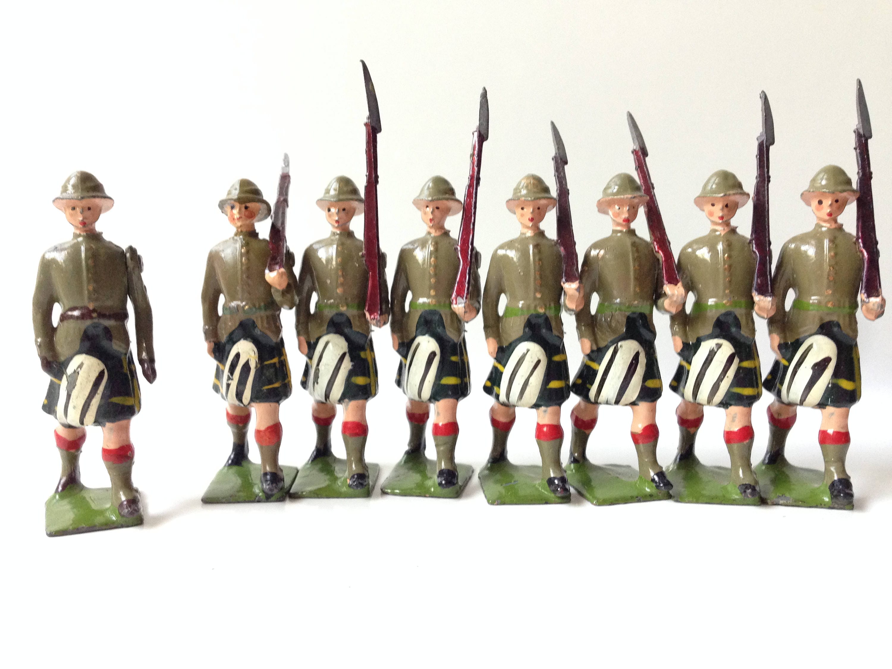 Vintage Britains Lead Toy Soldiers Set 1901 Cape Town Etsy