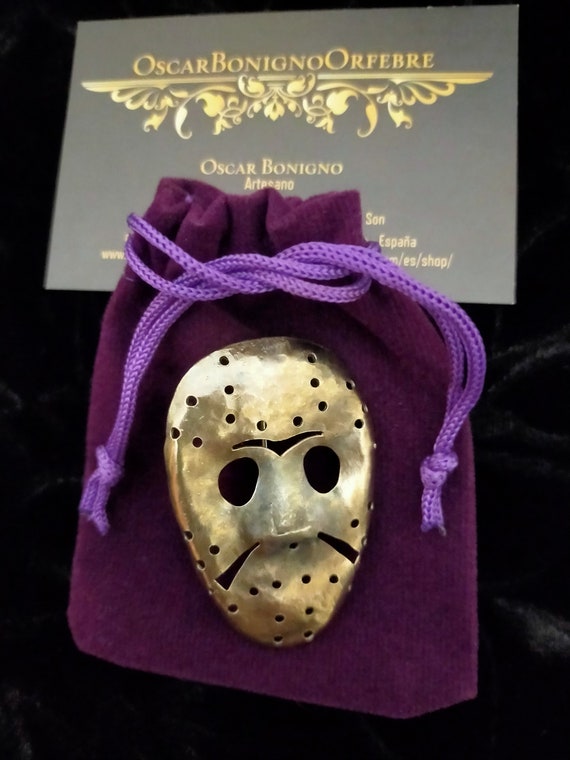 Horror Movie Friday the 13th Jason Voorhees Mask Vintage Halloween Gift  -Yellow