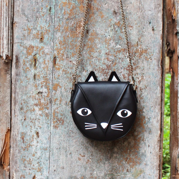 PRÉCOMMANDE - Sac à bandoulière pour chat noir