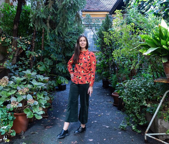 Pantaloni Tulipano Pantaloni palazzo alla caviglia con | Etsy Italia
