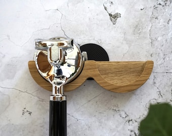 Zweifache Siebträger Wandhalterung - Pucksiebhalter für 58mm E61 Siebträger - perfekt für Kaffeeliebhaber