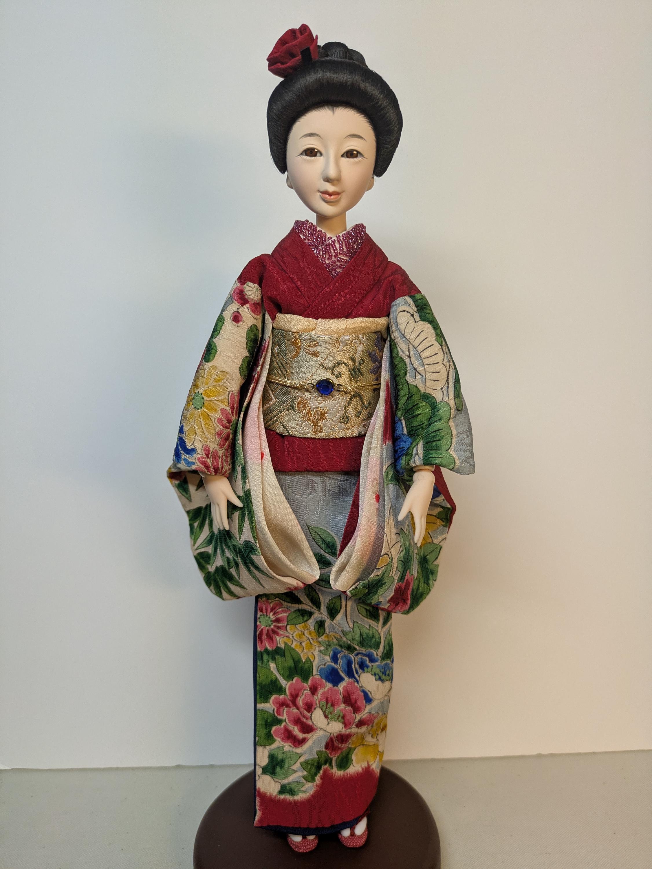 手足可動大正ロマン『愛月』胡粉仕上げのヘッド付き1/6ドールドール