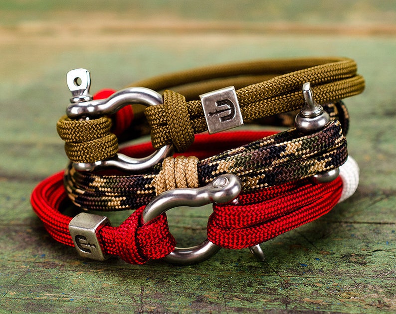Paracord bracelet Rope bracelet Parachute bracelet 550 Etsy
