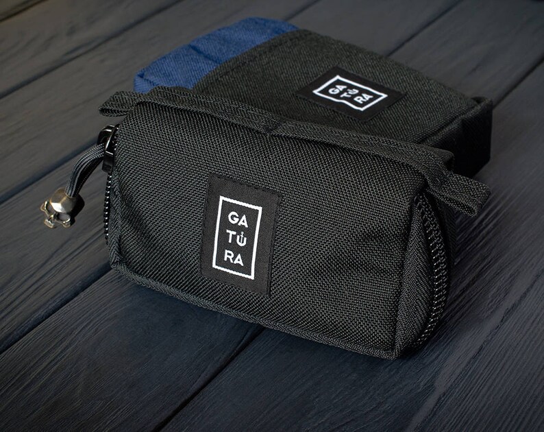 Mens zipper pouch EDC nylon pouch from Cordura. For keys Etsy