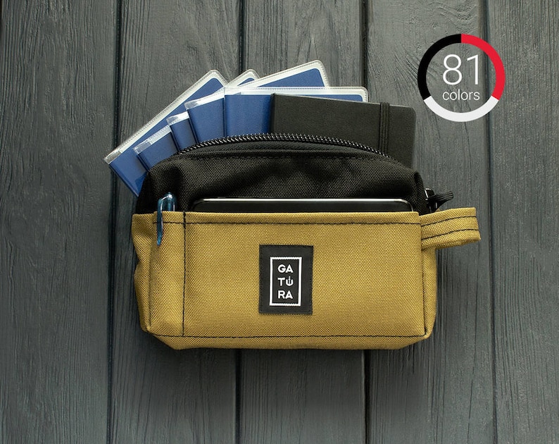 Travel organizer Small travel document organizer from Etsy