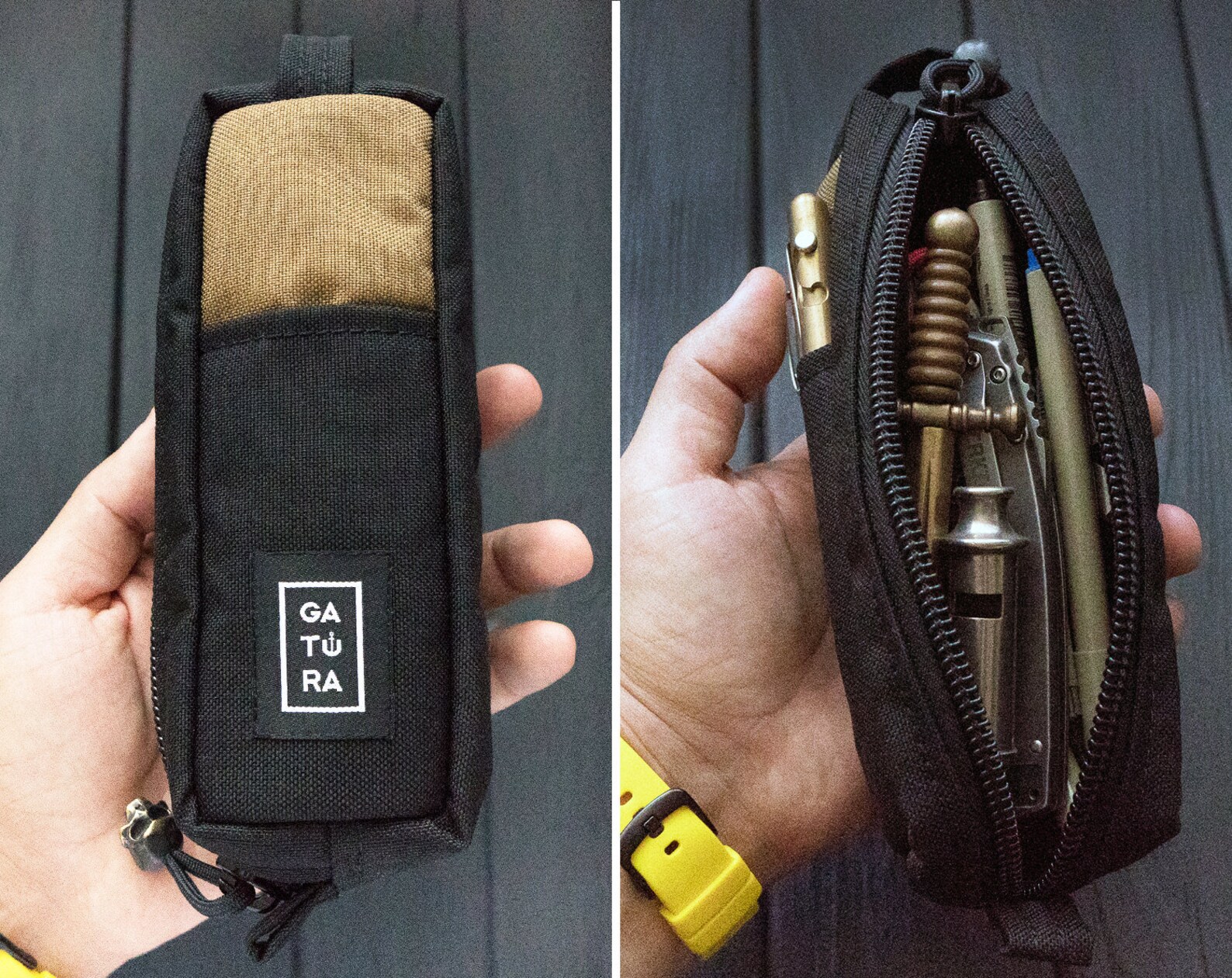 Long tactical organizer Handy edc pouch from cordura. 81 Etsy