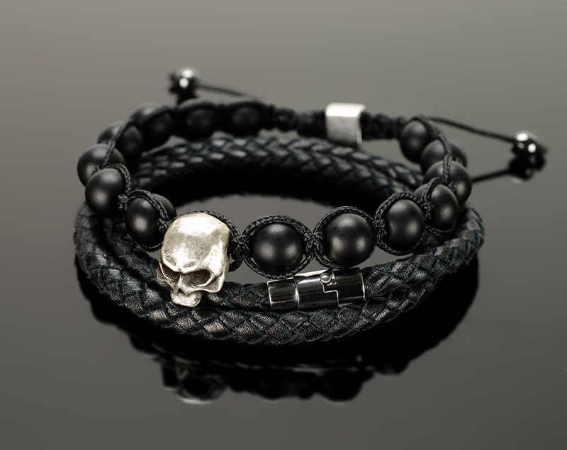 Mens beaded bracelets Beaded bracelets for men with Etsy