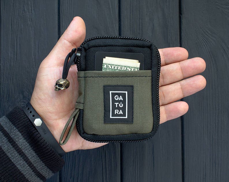 Small pocket organizer Small EDC pocket pouch organizer from Etsy