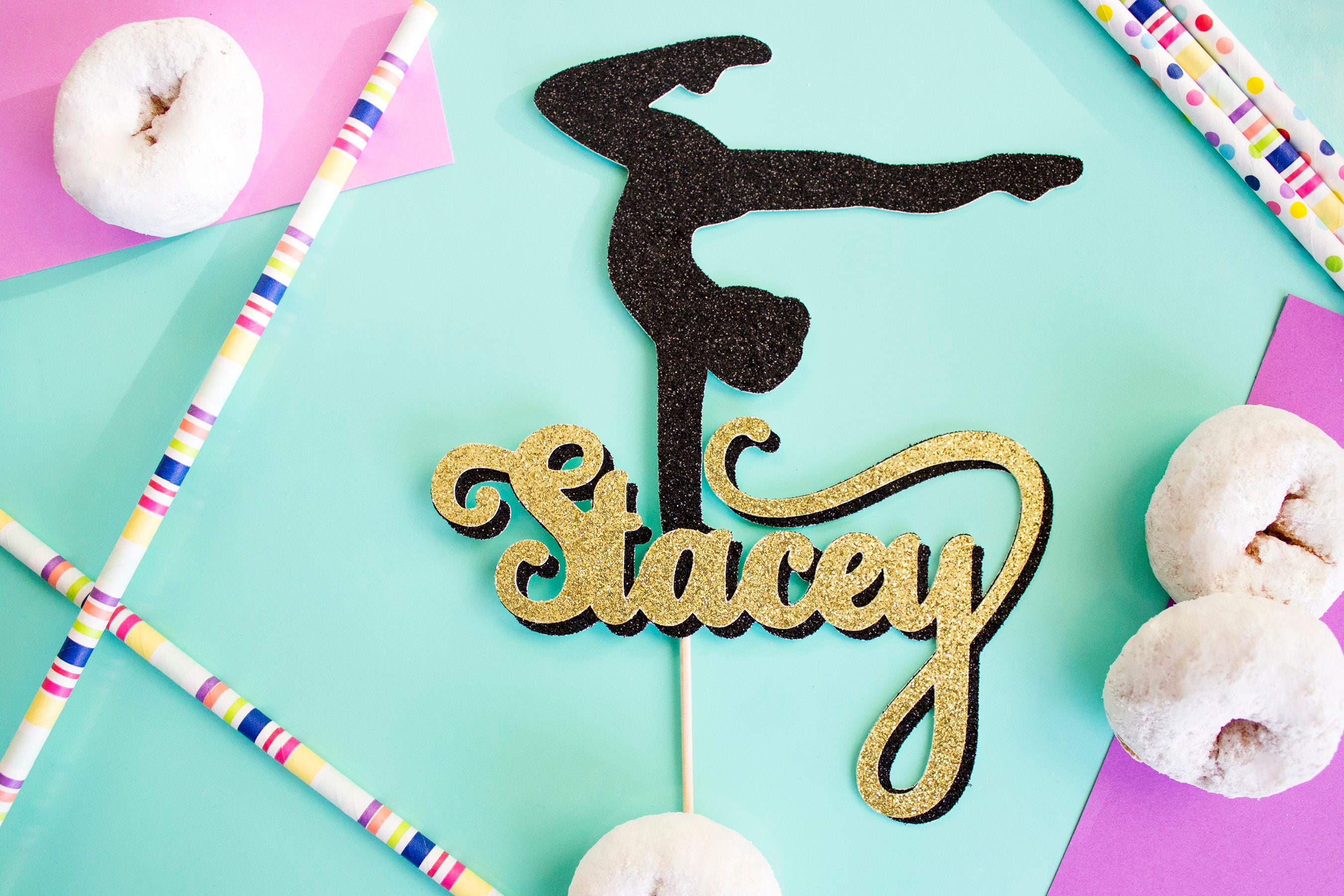 Gymnastics Cake Toppers
 Custom Gymnastics Cake Topper Gymnast Cake Gymnastics Party Etsy Ireland