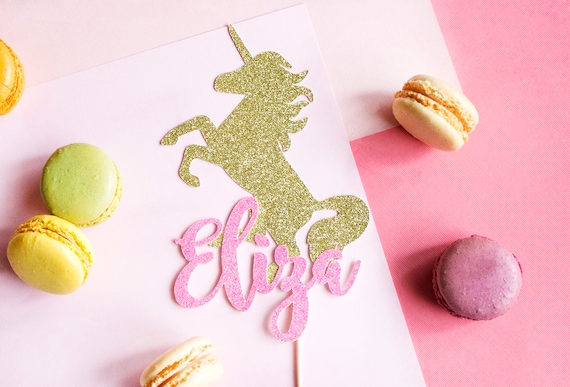 Unicorn Cake Topper, Custom Unicorn Cake, Unicorn Party, Unicorn Birthday, Pink Gold Cake, Unicorn Party Decor, Unicorn Cake, Cake Smash Il_570xn