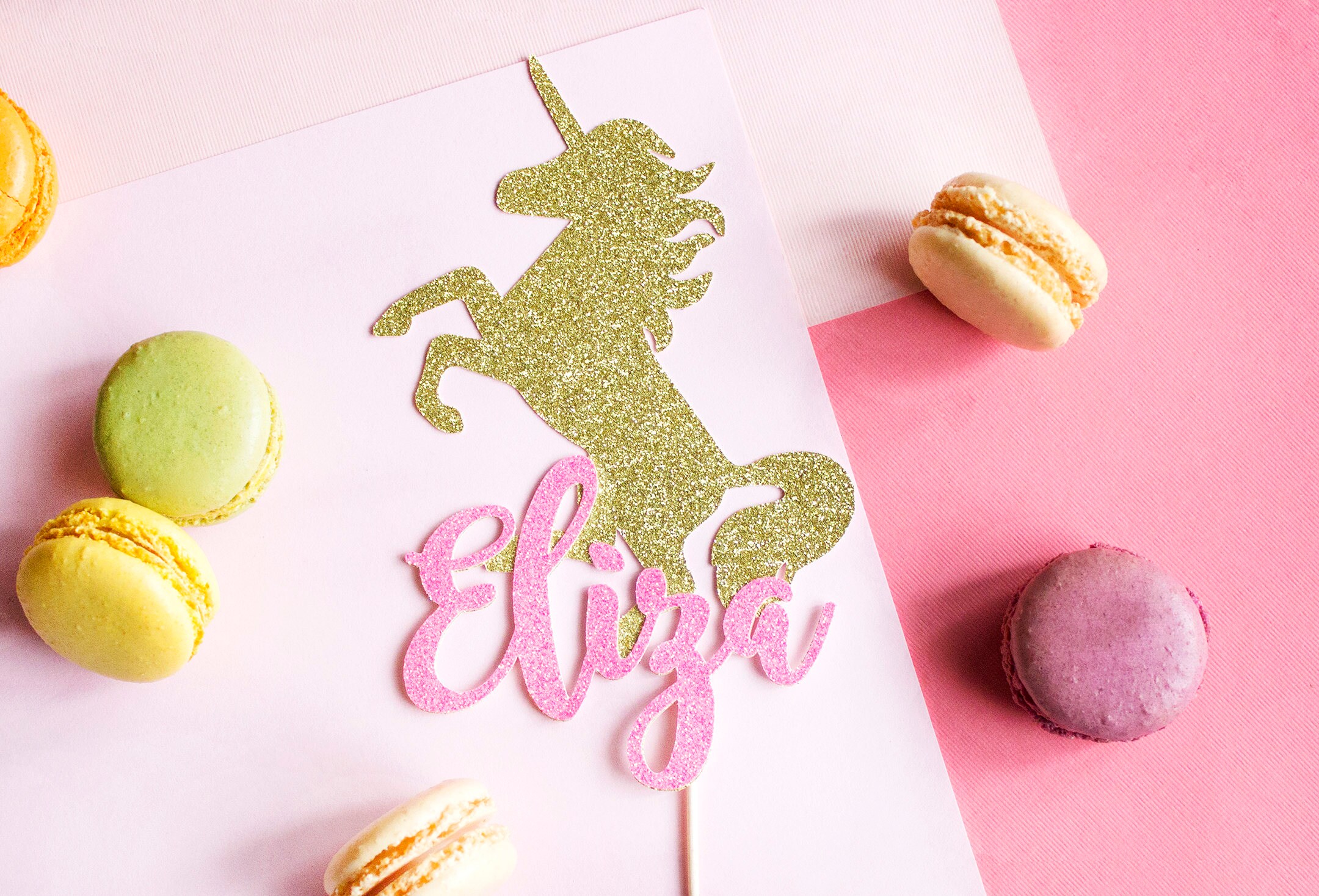 Unicorn Cake Topper, Custom Unicorn Cake, Unicorn Party, Unicorn Birt…