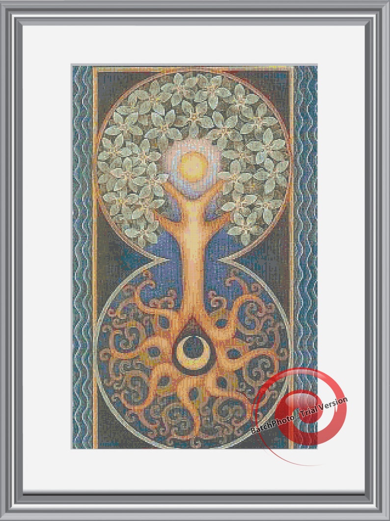 As Above Cross Stitch Printable Needlework Pattern DIY Crossstitch Chart, Relaxing Hobby, Instant Download PDF Design image 1