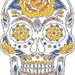 Fall Sugar Skull Cross Stitch Printable Needlework Pattern - DIY ...