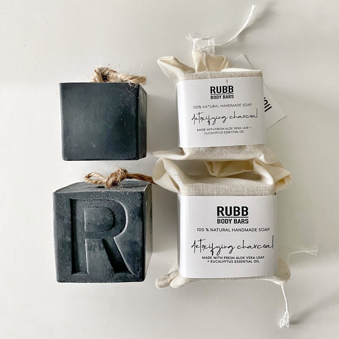 Activated Charcoal and Eucalyptus Soap Aloe Vera Soap Bar Etsy