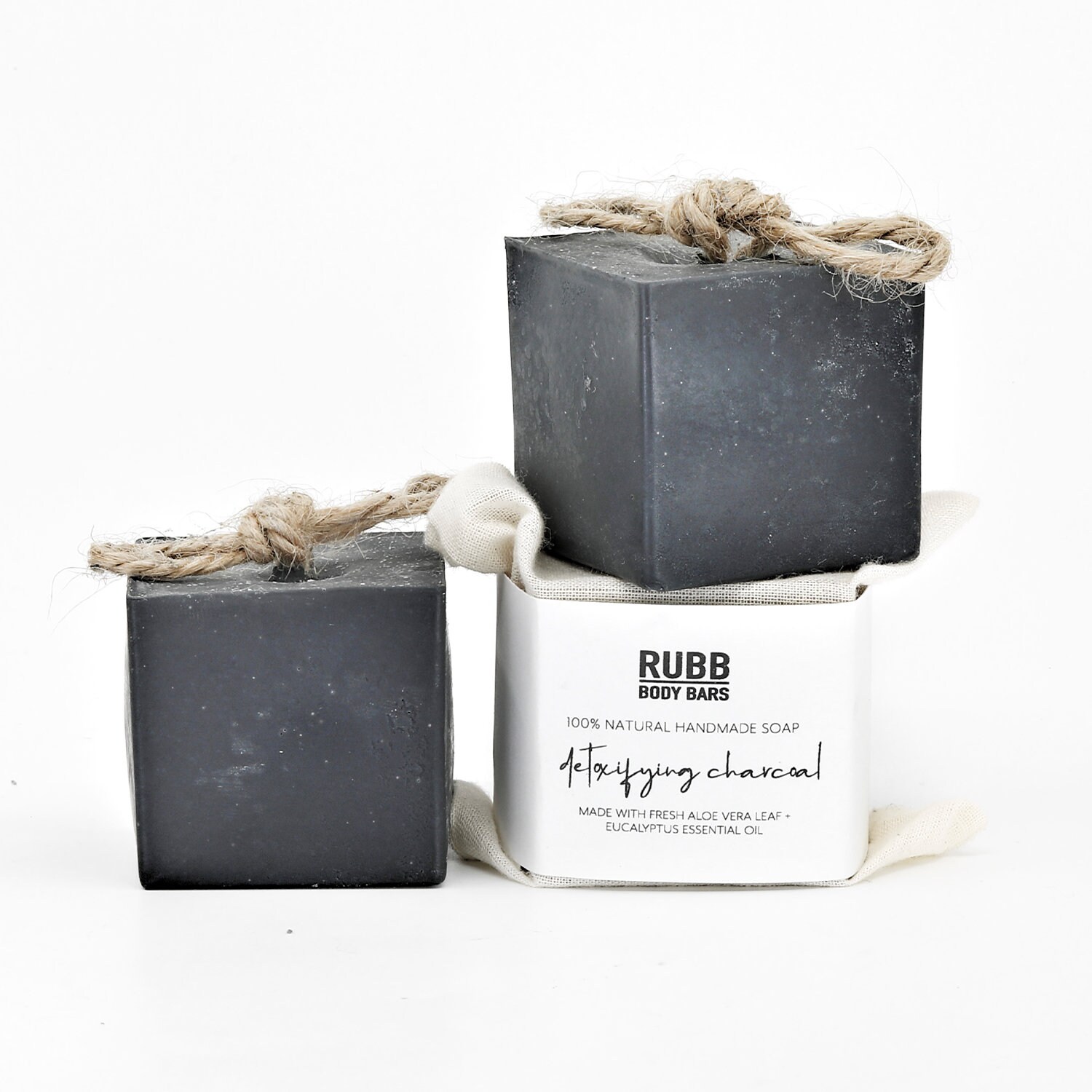 Activated Charcoal and Eucalyptus Soap Aloe Vera Soap Bar Etsy