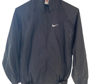 RARE!! Vintage 90s Nike Big Swoosh Windbreaker Jacket