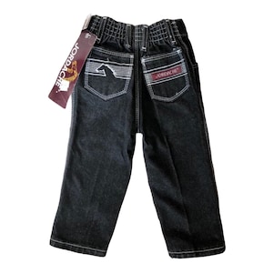 Vintage Jordache Jeans mit aufgesticktem Pferde-Logo aus altem Lagerbestand, 18 Monate, Made in USA