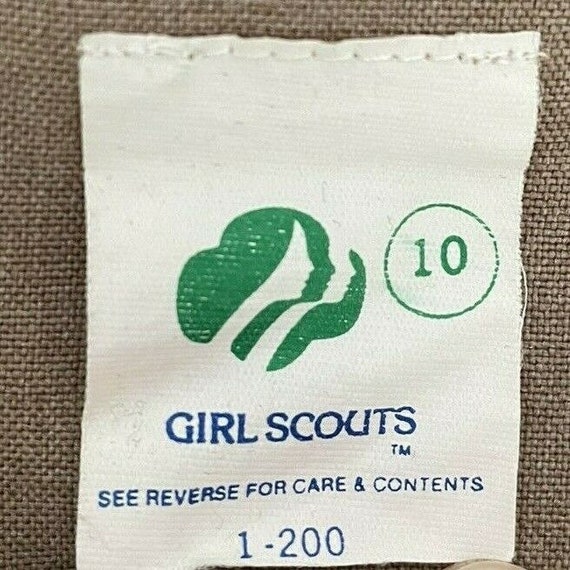 Vintage 80s 90s Official Girl Scout Brownie Unifo… - image 2