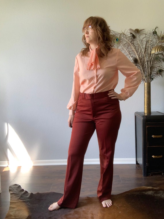 Vintage 1970’s unisex rust Farah pants