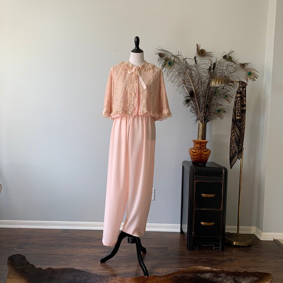 Vintage 1960’s bed jacket and pants
