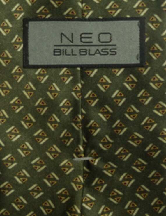 Neo Bill Blass 100% Silk Men's Necktie - Free US … - image 2