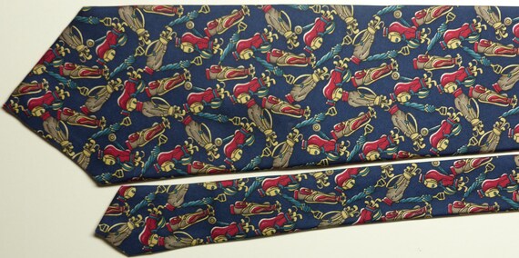 Cravate Bert Pulitzer En Soie 100% Et Cachemire - Motif Paisley Multicolore, Longueur Classique 59" X 3.75"