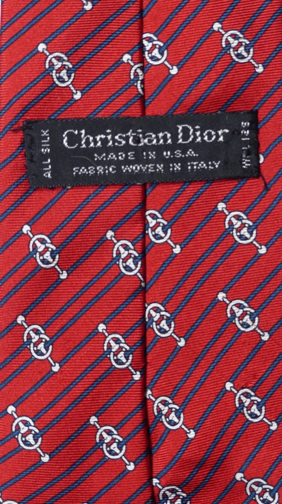 Christian Dior 100% Italian Silk High-End Designe… - image 4