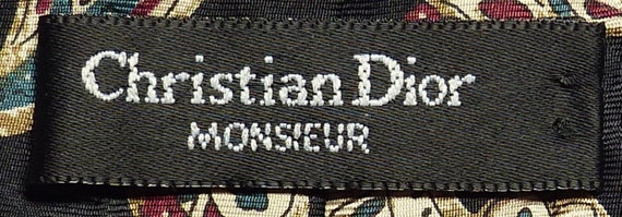 Christian Dior 100% Silk Men's Tie - Free US Ship… - image 5