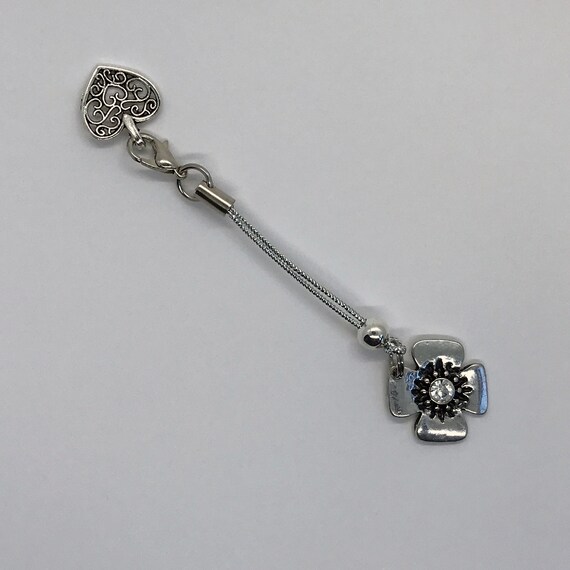 Silver Corded Lobster Clasp Heart Opener Works With Pandora Corded Lobster Clasp Heart Opener